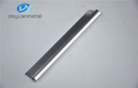 Zemin Şeridi 6060 T6 için Gümüş Parlatma Alüminyum Ekstrüzyon Profili