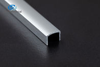 T5 Alüminyum U Profil Kanalı 0.8-1.2mm Kalınlık Eloksallı Cilalı