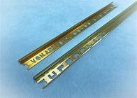 Ark Şekli Alüminyum Köşe Trim Profilleri Altın Parlatma +-0.15mm Hassasiyet