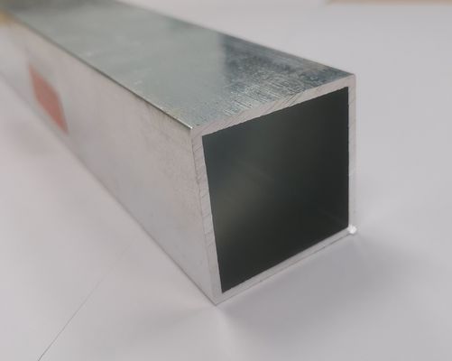 Mill Finish Alüminyum kare tüp ekstrüzyon profilleri 2 mm kalınlığında özelleştirilmiş