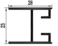 Güney Afrika Alüminyum Patio Pencere Ekstrüzyon Profilleri Toz Kaplama 6063