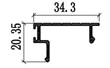 6063 Alüminyum Patio Pencere Ekstrüzyon Profilleri Toz Kaplama