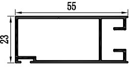 Güney Afrika pazarı için toz kaplama ile üretilen alüminyum kaydırma profili